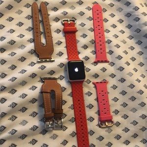 Apple Watch 2nd generation with 3 different bands